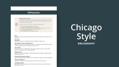 Chicago Style Bibliography Template Doc