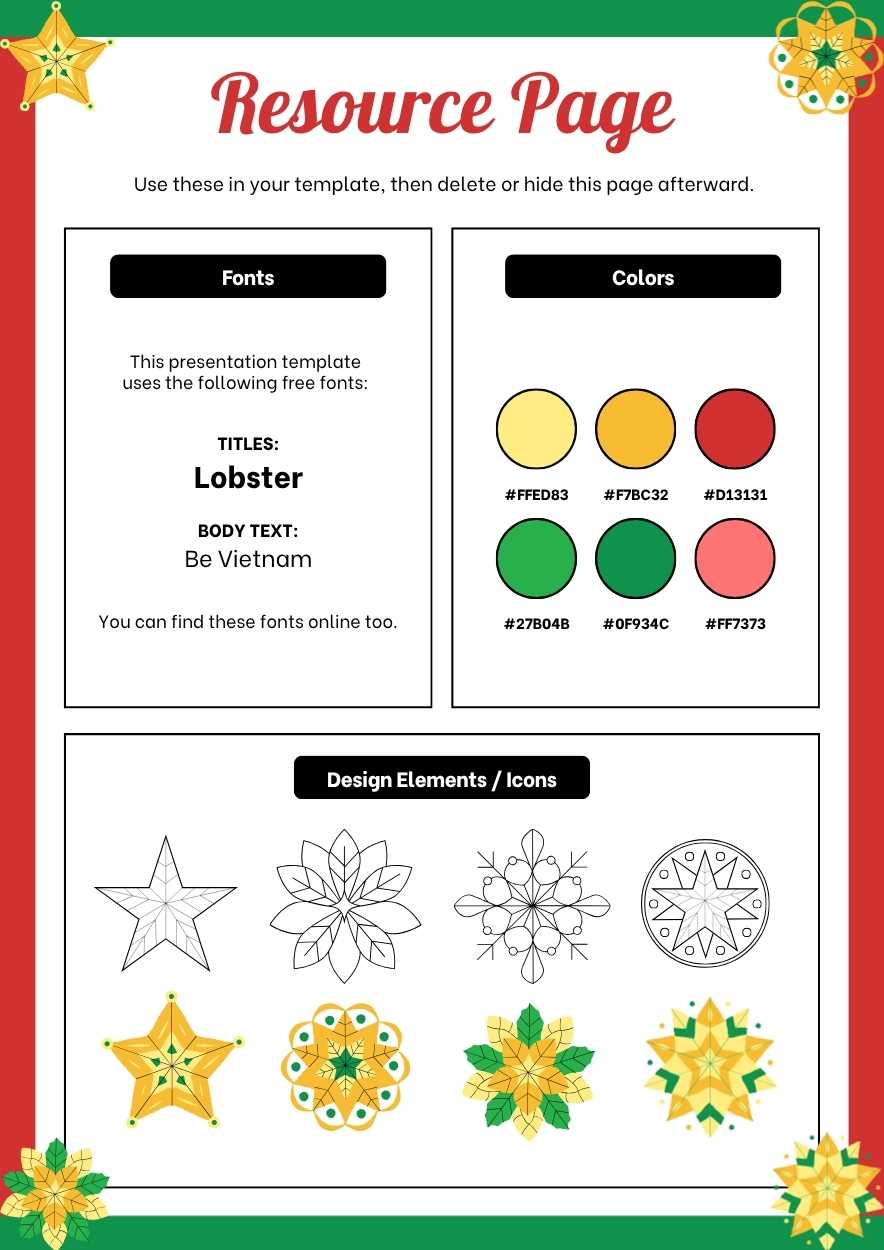 Christmas Parol Coloring Sheets - slide 4
