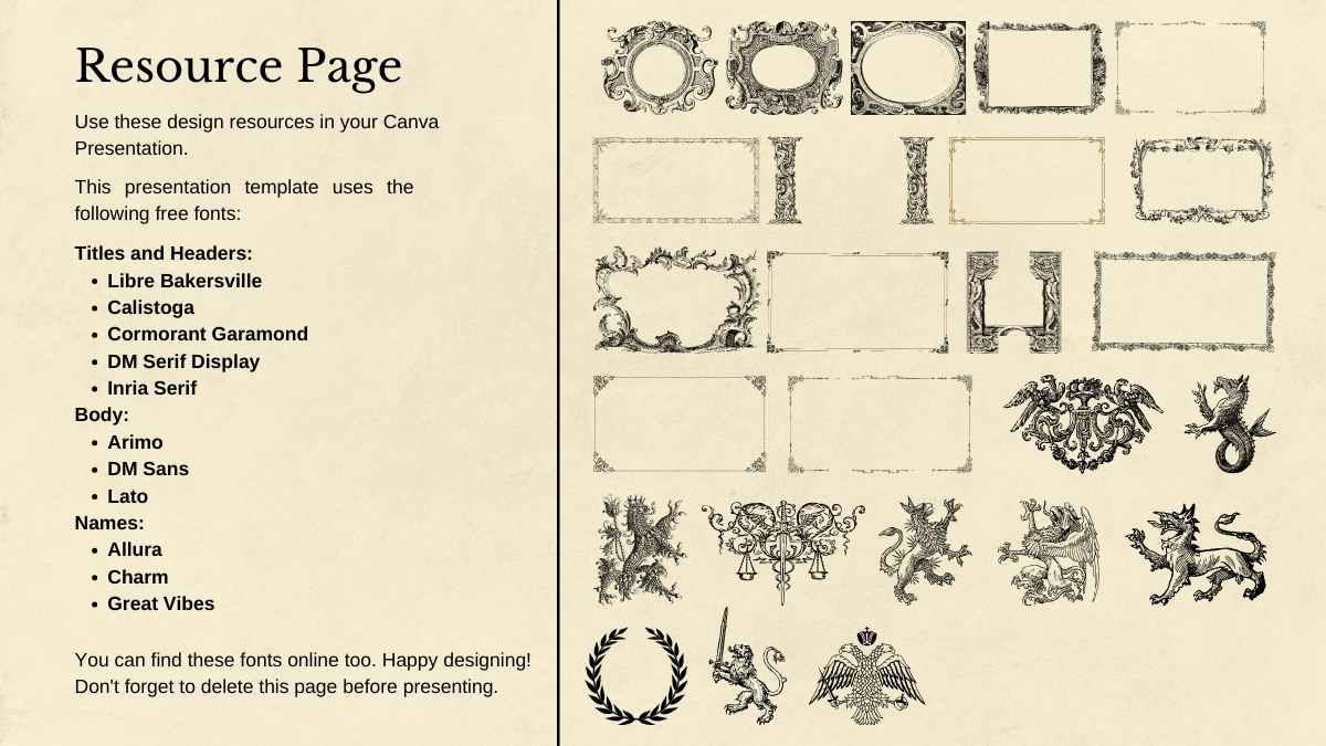 ページのアニメーション機能、絵文字、カラーパレット、フォントセット - slide 13