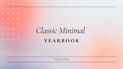 Anuário clássico minimalista