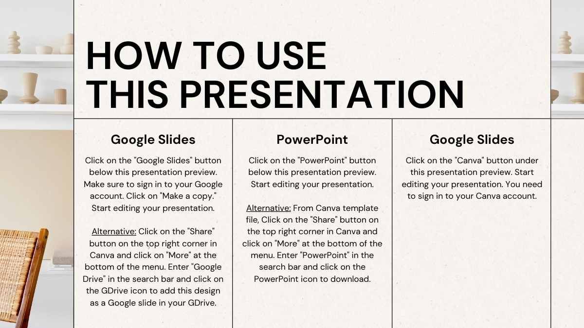 Clean Minimal Presentation  - slide 1
