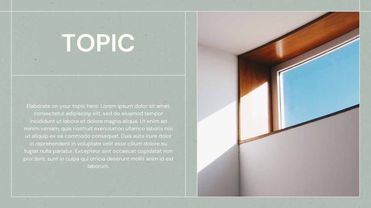 Limpio y minimalista - diapositiva 5