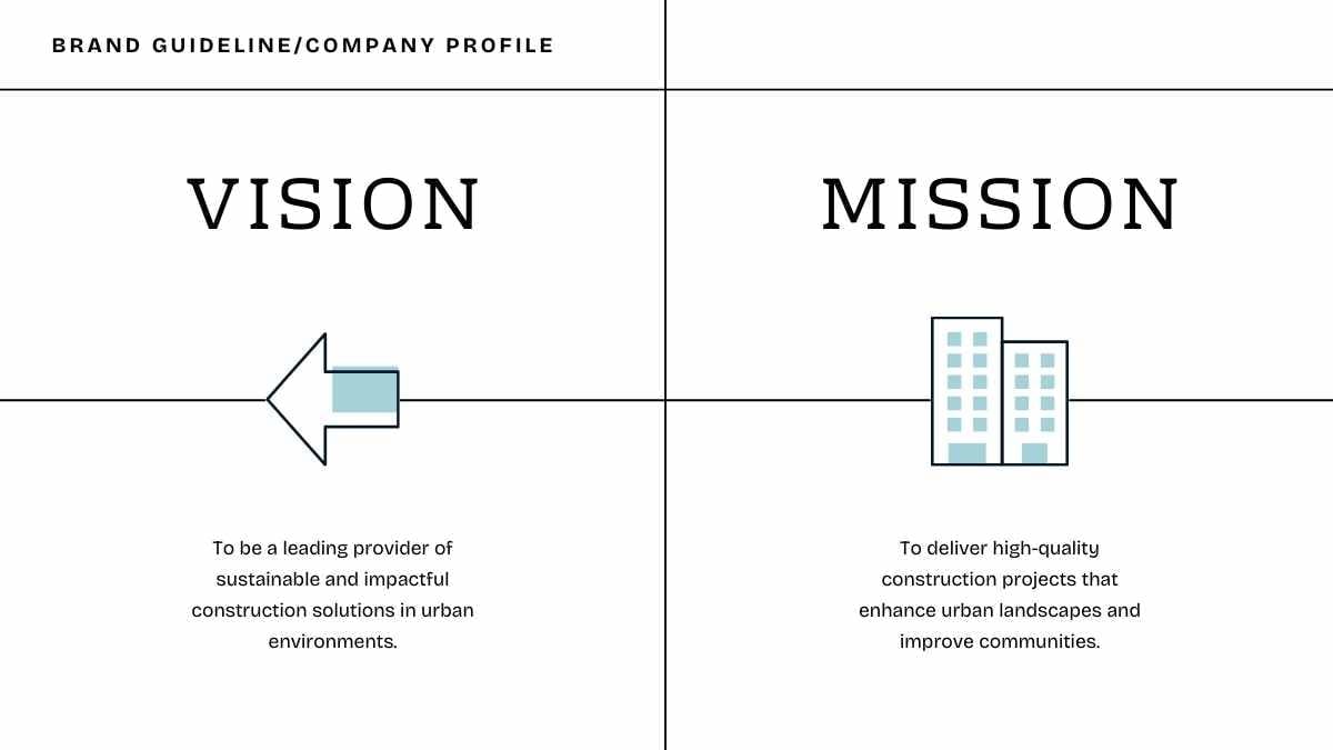 クリーンでミニマルな都市建設会社のスライド✨ - slide 6