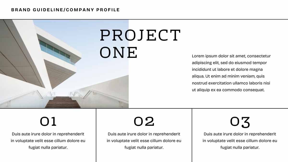 クリーンでミニマルな都市建設会社のスライド✨ - slide 8