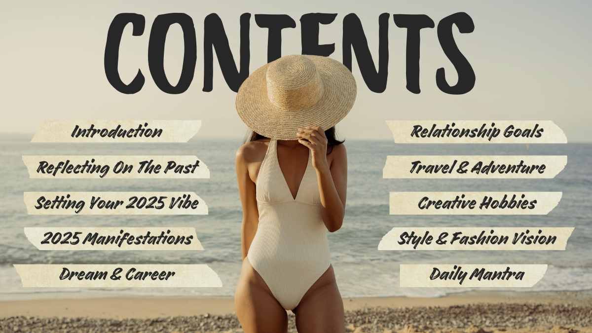 Collage 2025 New Year Vision Board - slide 2