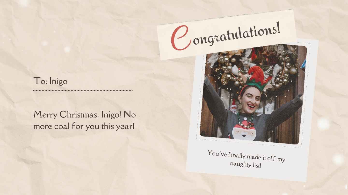 Collage Holiday Icons Meme Presentation - slide 3