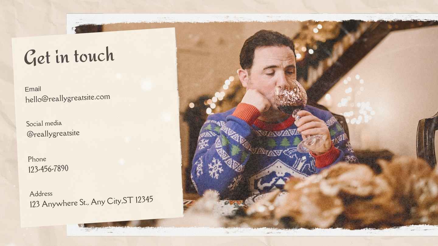 Collage Holiday Icons Meme Presentation - slide 7