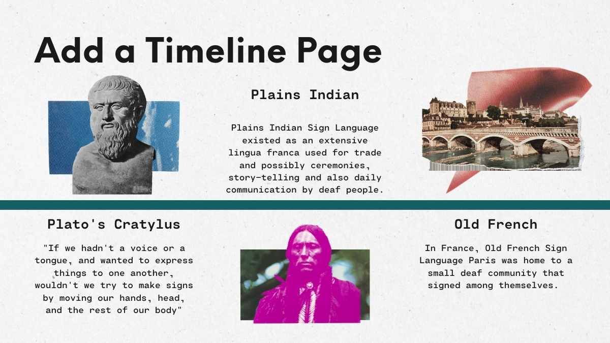 Collage Sign Language Awareness Social Media Strategy - slide 12