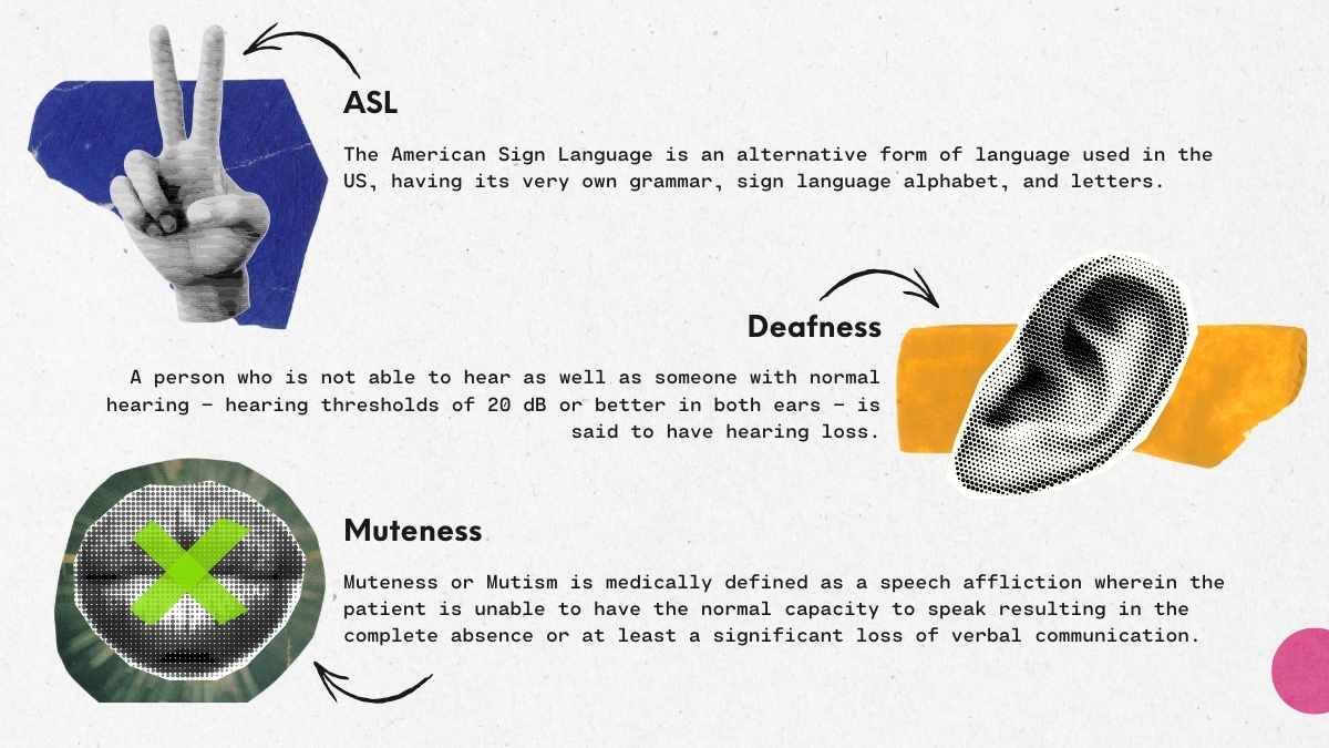 Collage Sign Language Awareness Social Media Strategy - slide 8