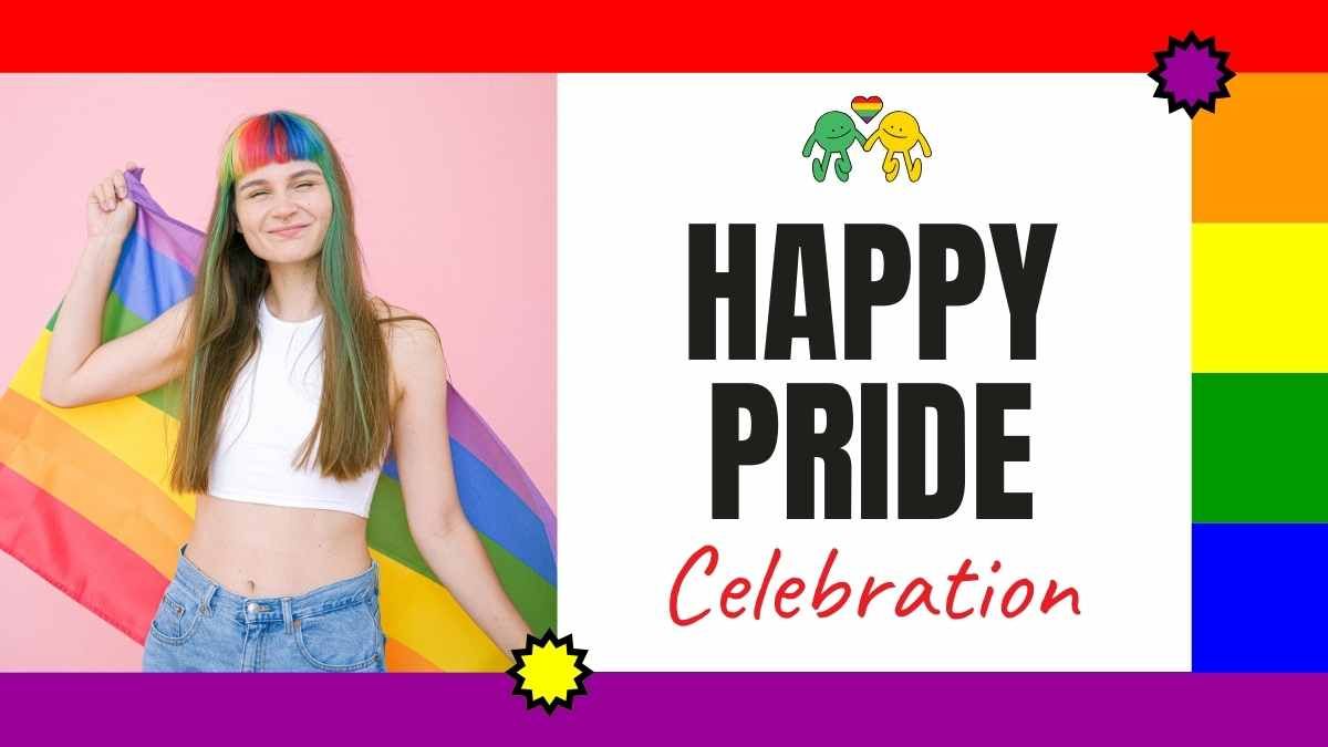 Colorful Happy Pride Celebration - slide 0