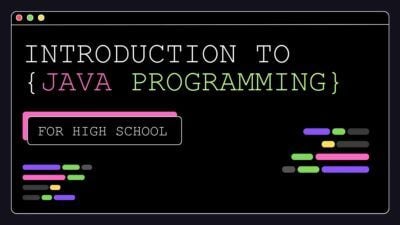 Slides Carnival Google Slides and PowerPoint Template Colorful Introduction to Java Programming for High School2