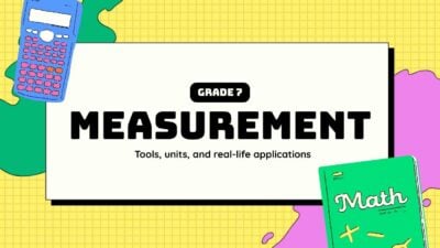 Colorful Math Lesson Slides For Grade 7: Measurement 1