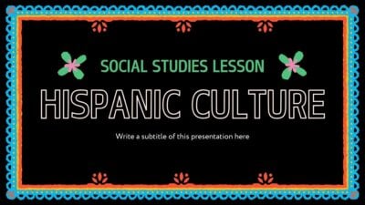 Slides Carnival Google Slides and PowerPoint Template Colorful Social Studies Lesson Hispanic Culture 1