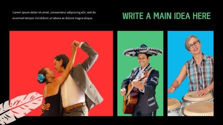 Social Studies Lesson: Hispanic Culture. Free Slides Template ...