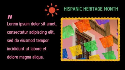 Social Studies Lesson: Hispanic Culture. Free Slides Template ...