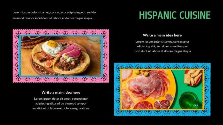 Social Studies Lesson: Hispanic Culture. Free Slides Template ...