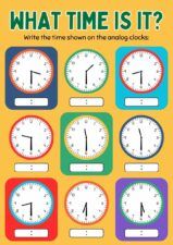 Colorful Telling the Time Worksheet