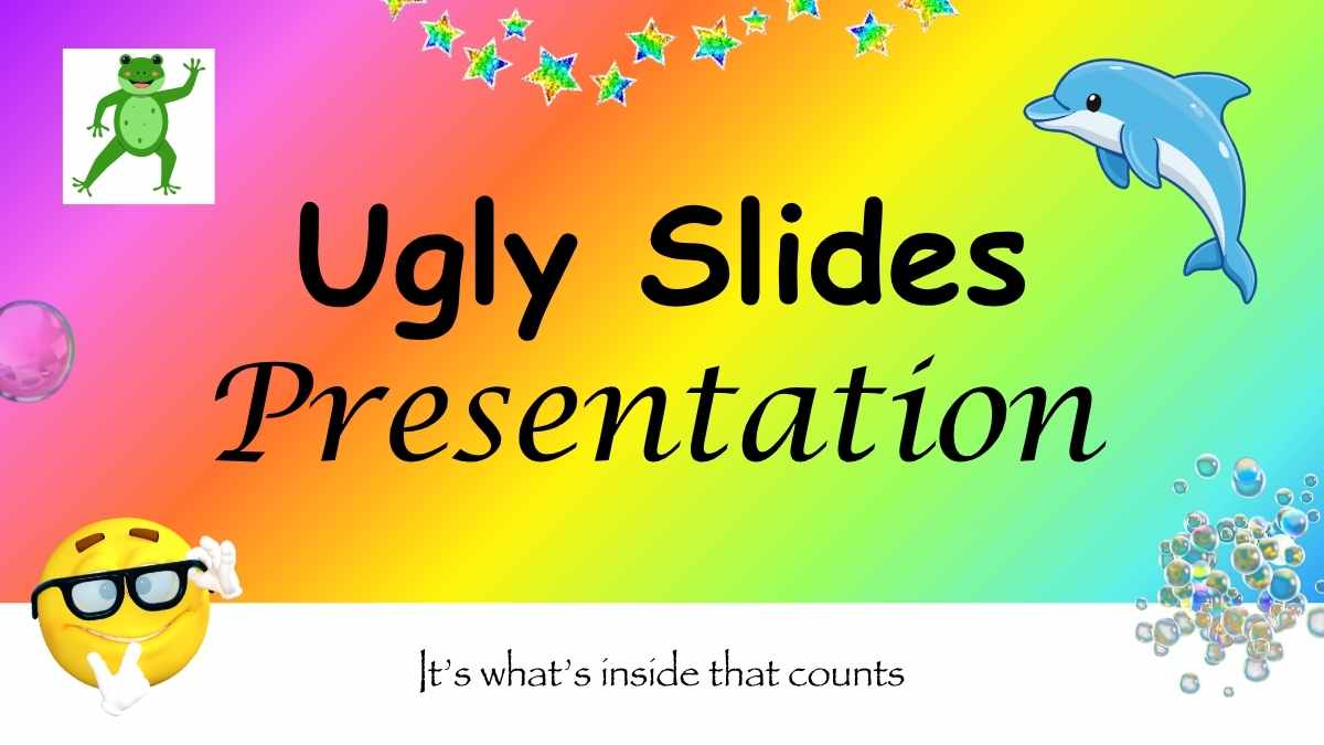 Colorful Ugly Slides Presentation - slide 1