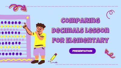 Slides Carnival Google Slides and PowerPoint Template Comparing Decimals Math Lesson for Elementary 1