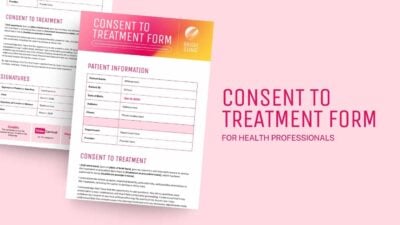 Consent To Treatment Form 1