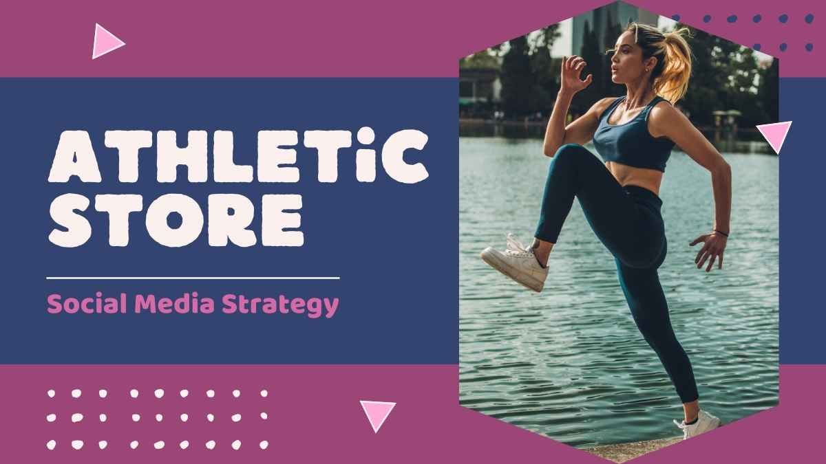 Estrategia de redes sociales para una tienda de artículos deportivos genial - diapositiva 0