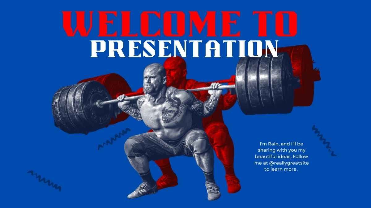 Cool Bodybuilding Training Sports Presentation - slide 4
