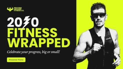 Cool Fitness Wrapped Presentation