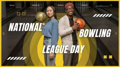 Slides Carnival Google Slides and PowerPoint Template Cool National Bowling League Day 2