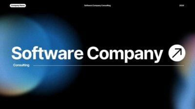 Black Software Company Consulting Slides