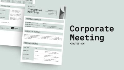 Corporate Meeting Minutes Doc