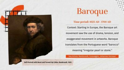 Creative Art History 101 Lesson. Free PPT & Google Slides Template ...