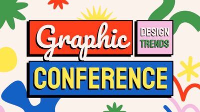 Slides Carnival Google Slides and PowerPoint Template Creative Graphic Design Trends Conference 2