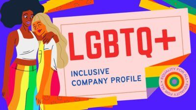 Perfil de empresa creativa e integradora LGBTQ