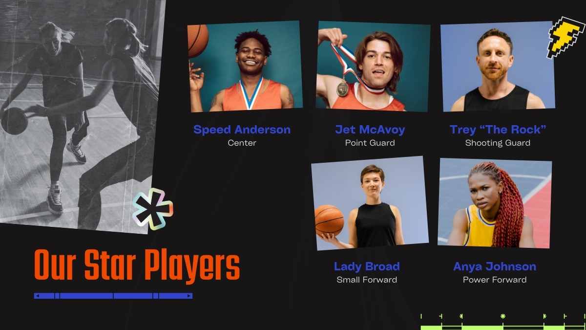 Creative Modern Basketball Slides - slide 5