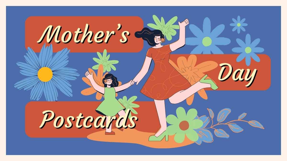 Kartu Pos Kreatif untuk Hari Ibu - slide 1