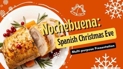 Slides Carnival Google Slides and PowerPoint Template Creative Nochebuena: Spanish Christmas Eve Presentation 1