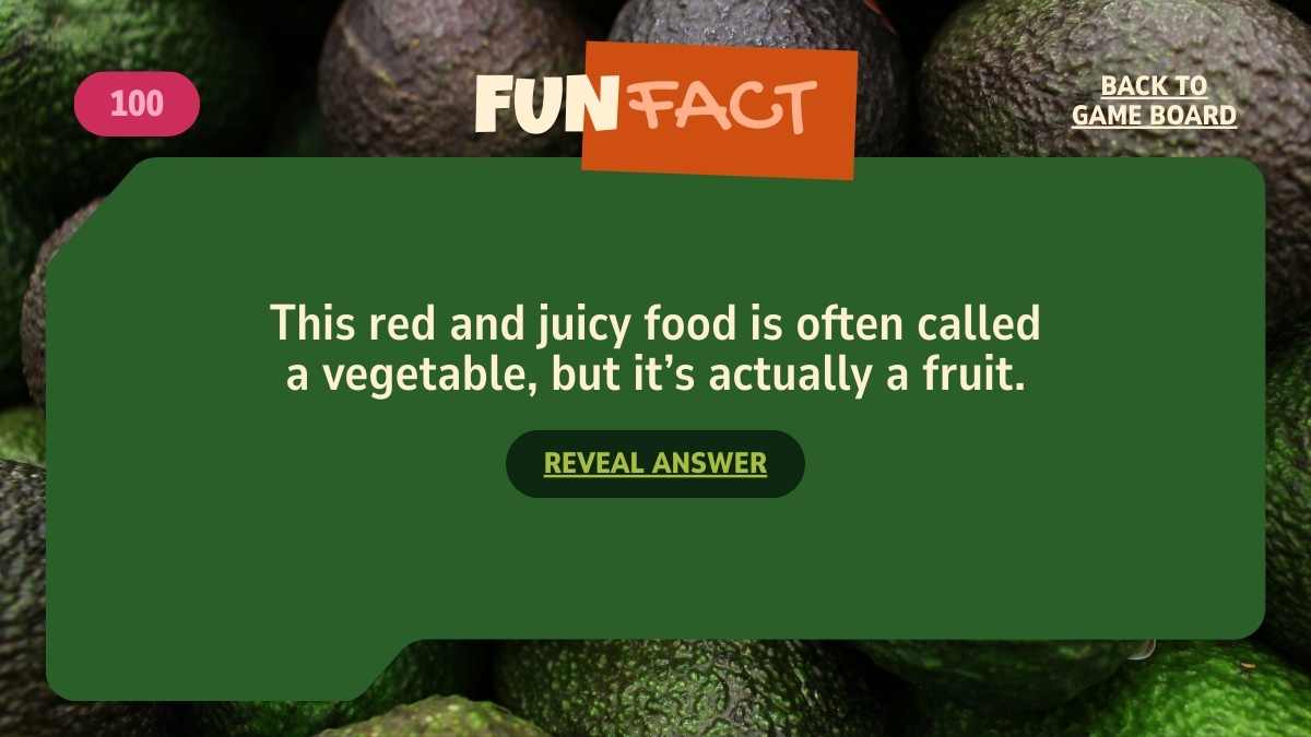 Creative Nutrition Game Slides - slide 4