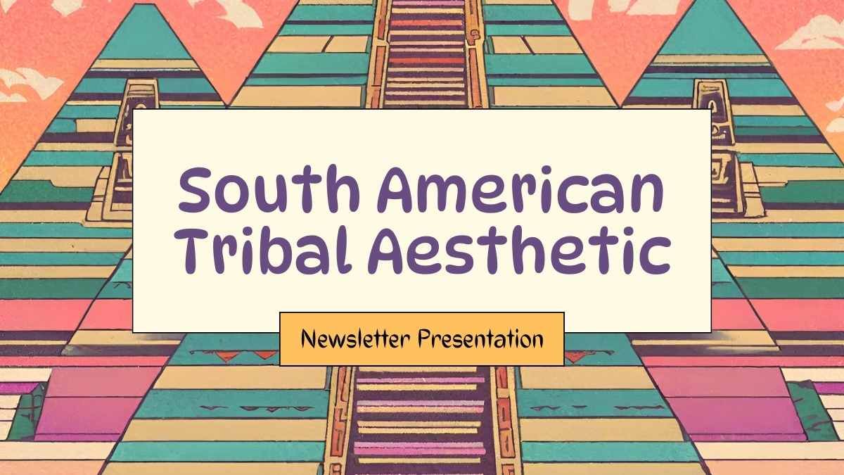 Boletim informativo tribal sul-americano criativo - slide 0