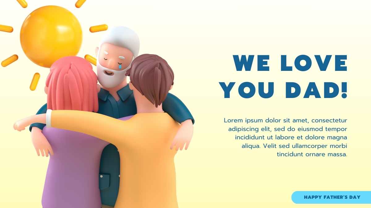 Hari Ayah Terbaik di Dunia dalam Desain 3D yang Menggemaskan - slide 13