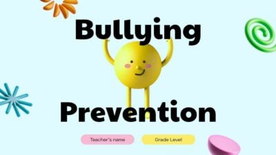 Cute 3D Bullying Prevention Slides For Middle School 1