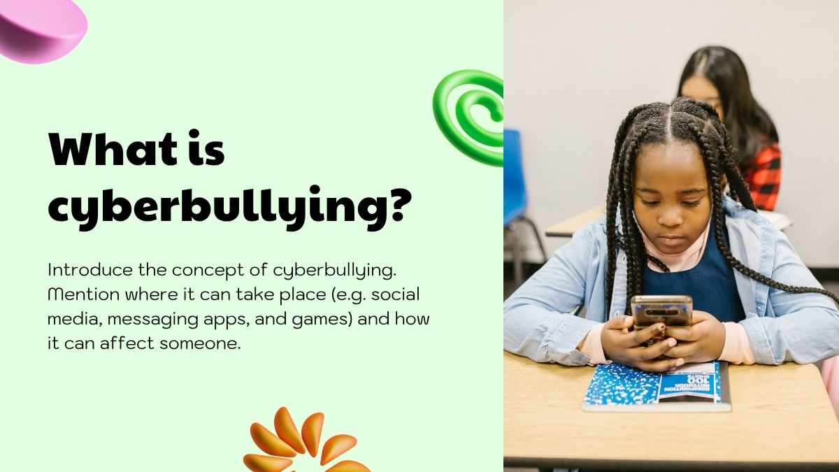 Cute 3D Bullying Prevention Slides For Middle School - slide 7