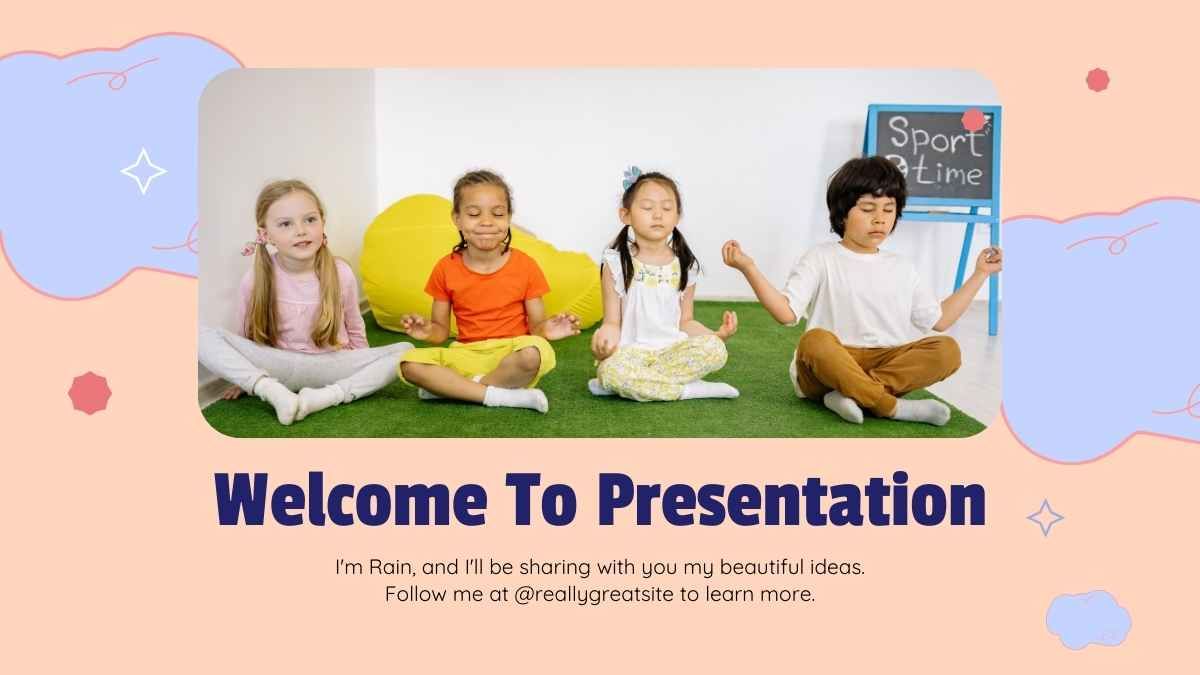 초등학생을 위한 귀여운 추상 자기 관리 활동 - slide 4
