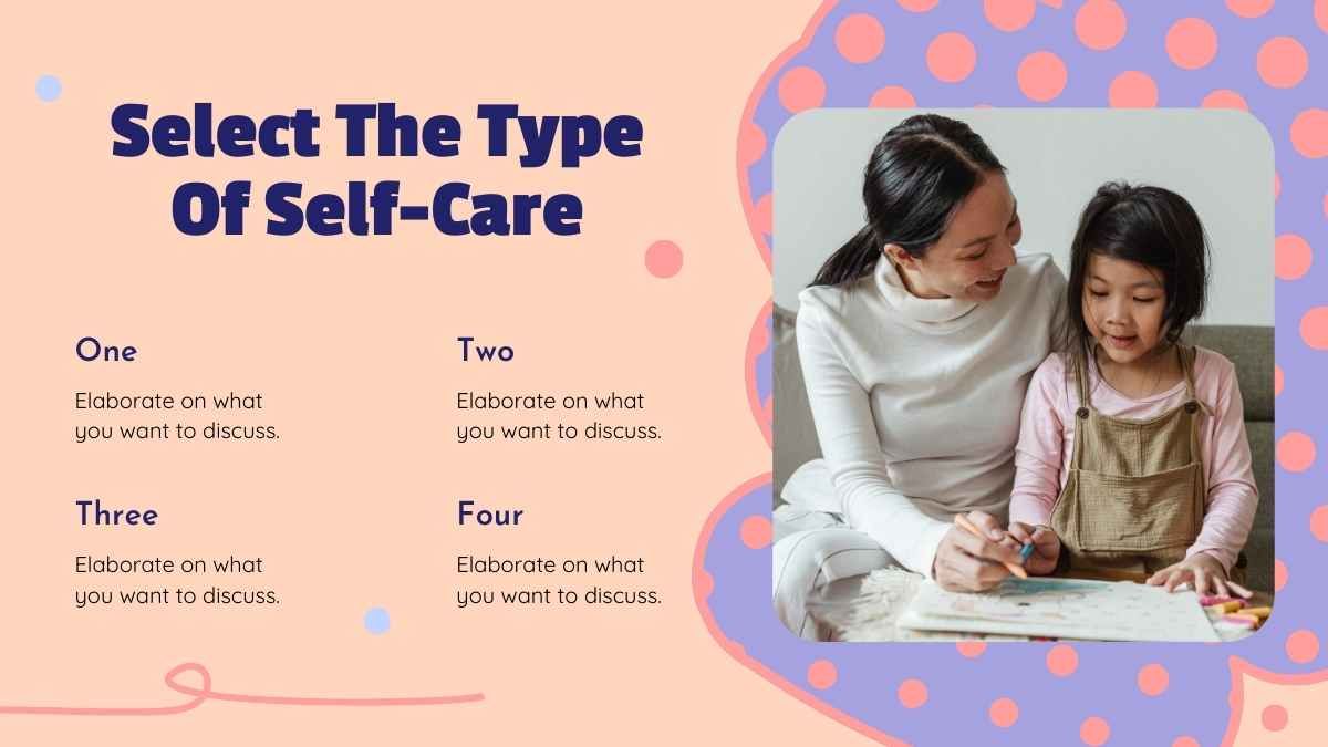 Cute Abstract Self-Care Activities for Elementary - slide 8