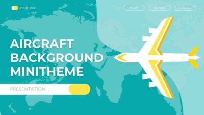Slides Carnival Google Slides and PowerPoint Template Cute Aircraft Background Minitheme 2