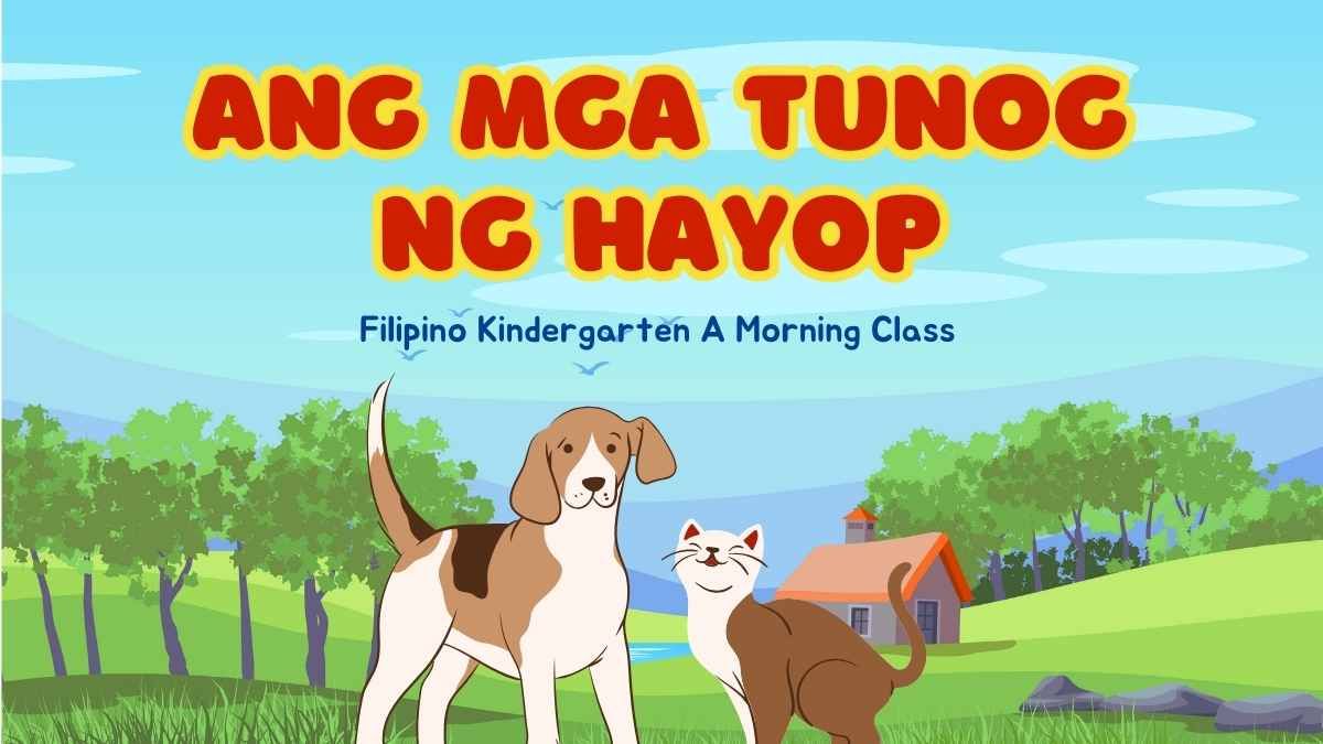 Quiz animado e fofo Ano ang mga Tunog ng Hayop - slide 0