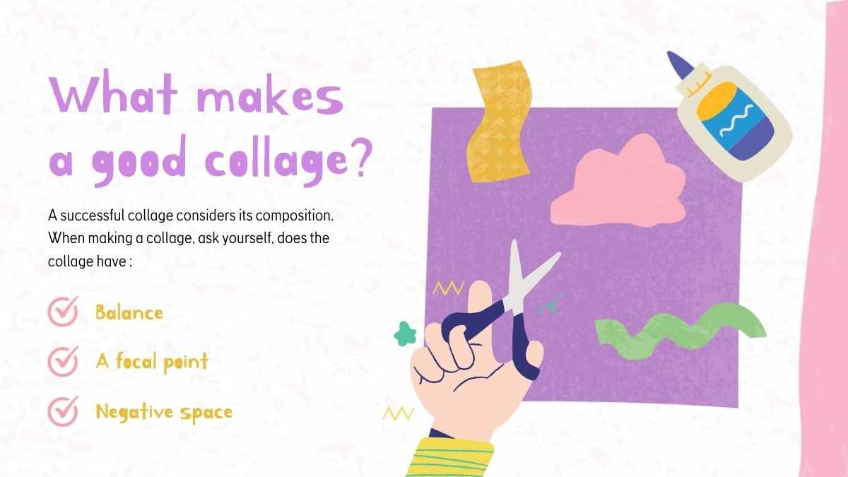Cute Art of Collage Lesson - slide 5