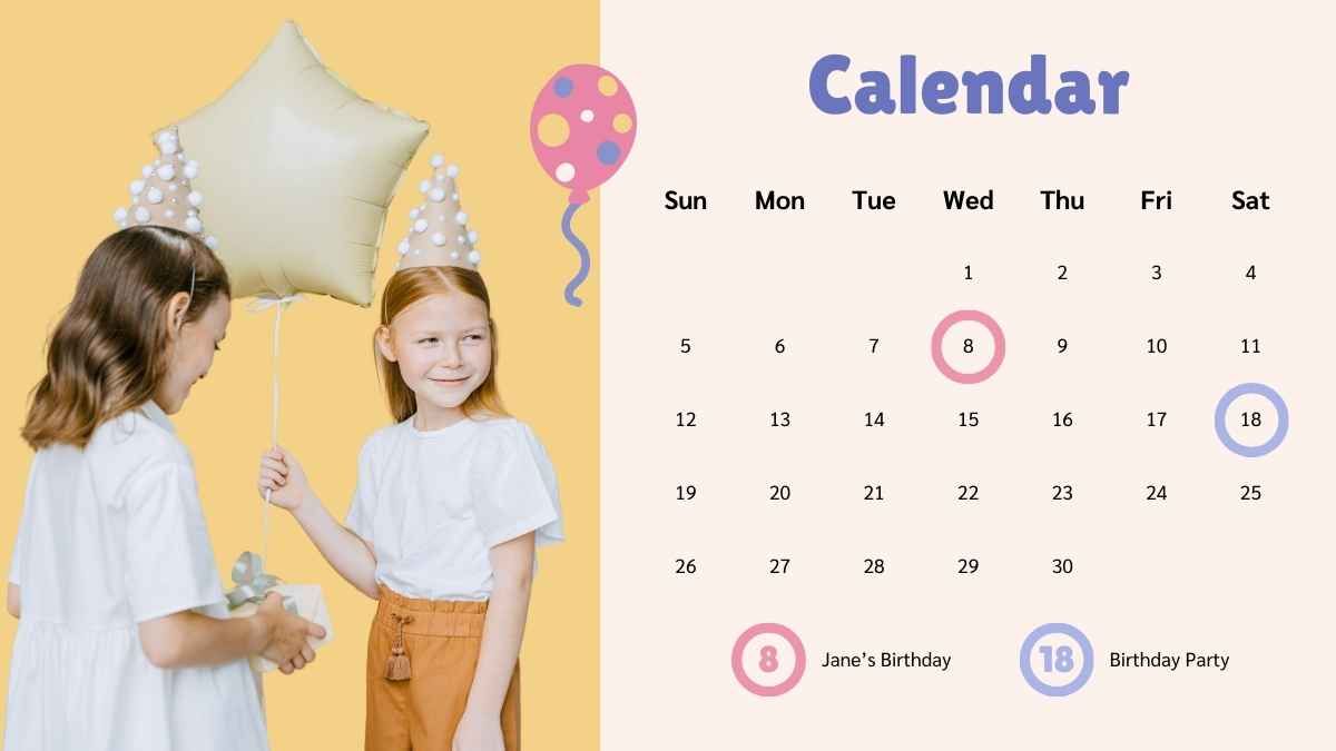 Cute Balloons Birthday Party - slide 14