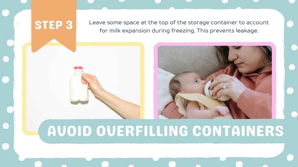 Cute Breast Milk Storage Tutorial - slide 11