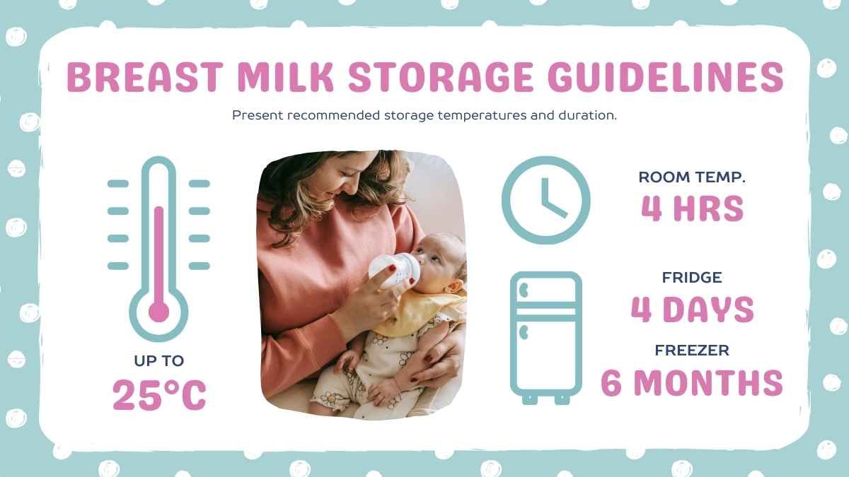 Cute Breast Milk Storage Tutorial - slide 3