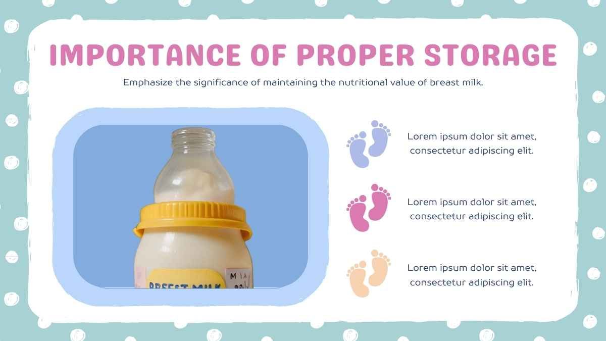 Cute Breast Milk Storage Tutorial - slide 4